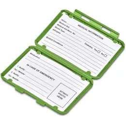 Altitude Seatbelt Medi-Wallet Lime Open